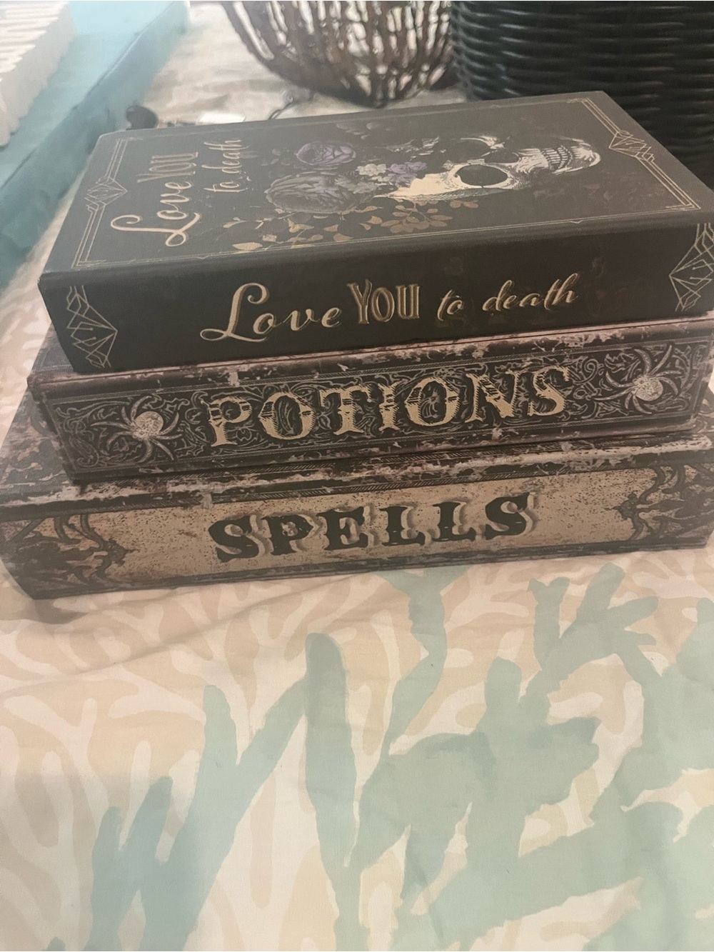 Halloween decorative books